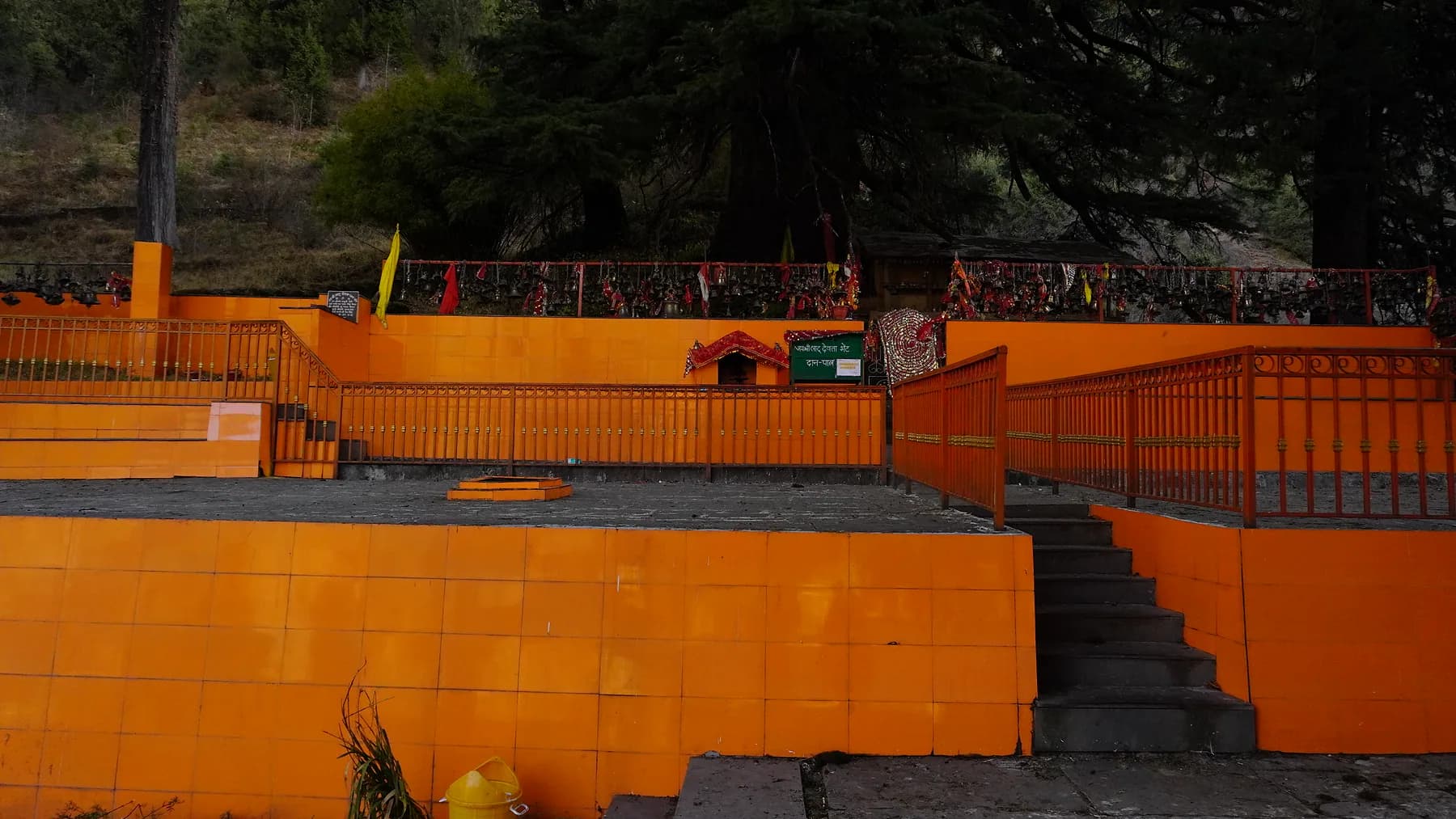 Laatu Devta temple complex at Waan Village in Chamoli